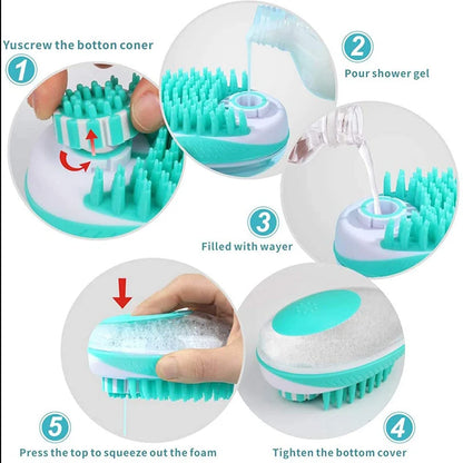 PawMelt Pro — 2-in-1 Massage & Bath Brush