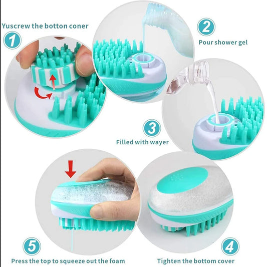 PawMelt Pro — 2-in-1 Massage & Bath Brush